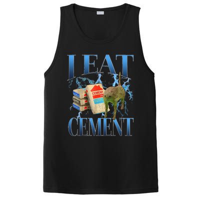 I Eat Cement Cursed Cat Oddly Specific PosiCharge Competitor Tank