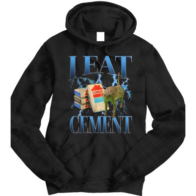 I Eat Cement Cursed Cat Oddly Specific Tie Dye Hoodie