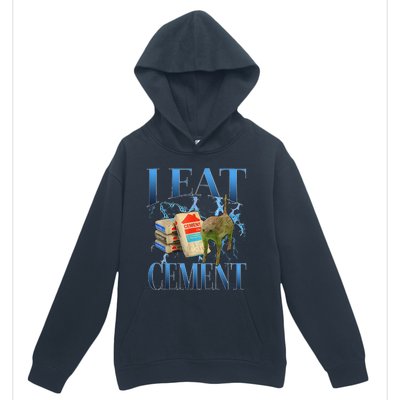 I Eat Cement Cursed Cat Oddly Specific Urban Pullover Hoodie