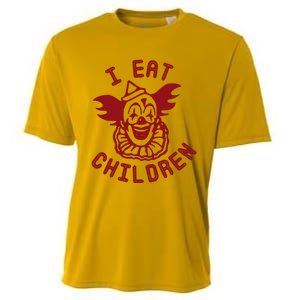 I Eat Children Evil Creepy Clown Halloween Cooling Performance Crew T-Shirt