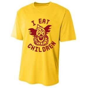 I Eat Children Evil Creepy Clown Halloween Performance Sprint T-Shirt