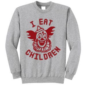 I Eat Children Evil Creepy Clown Halloween Sweatshirt