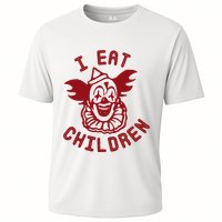 I Eat Children Evil Creepy Clown Halloween Cooling Performance Crew T-Shirt