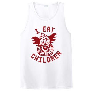 I Eat Children Evil Creepy Clown Halloween PosiCharge Competitor Tank