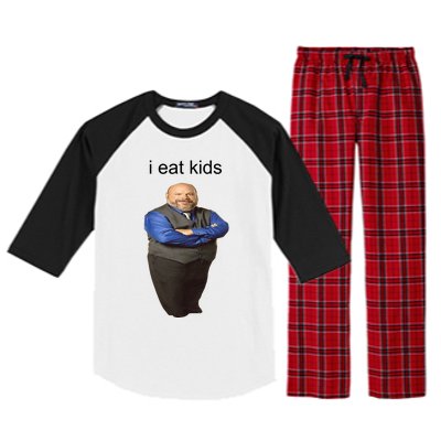 I Eat Children Funny Raglan Sleeve Pajama Set