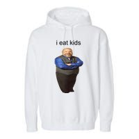 I Eat Children Funny Garment-Dyed Fleece Hoodie