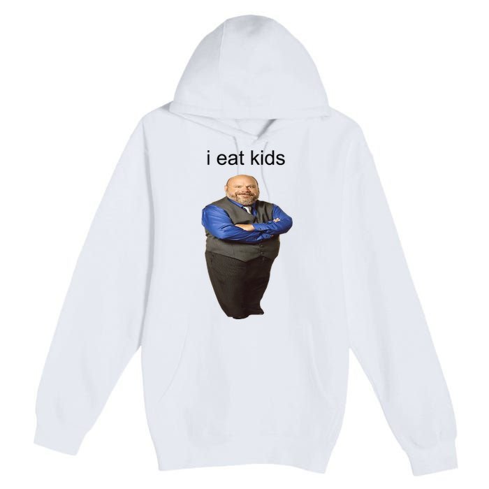 I Eat Children Funny Premium Pullover Hoodie