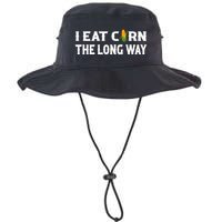 I Eat Corn The Long Way Funny Inappropriate Embarrassing Bucket Hat