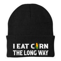 I Eat Corn The Long Way Funny Inappropriate Embarrassing Beanie