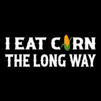 I Eat Corn The Long Way Funny Inappropriate Embarrassing Wool Snapback Cap
