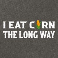 I Eat Corn The Long Way Funny Inappropriate Embarrassing Cotton Canvas Backpack