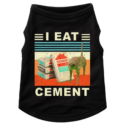 I Eat Cement Cursed Cat Funny Oddly Specific Dank Meme Doggie Tank