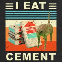 I Eat Cement Cursed Cat Funny Oddly Specific Dank Meme Tumbler
