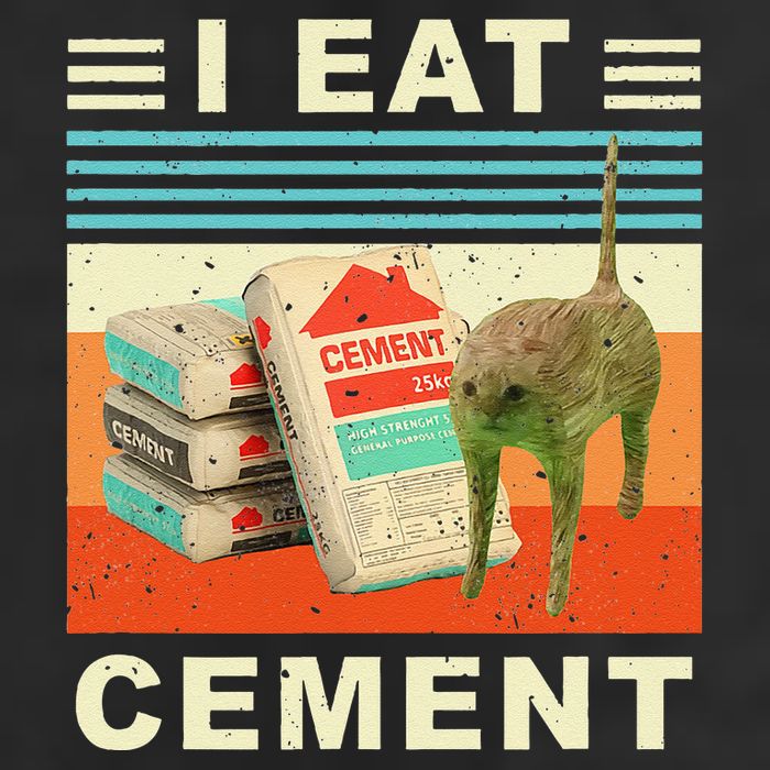 I Eat Cement Cursed Cat Funny Oddly Specific Dank Meme Tumbler