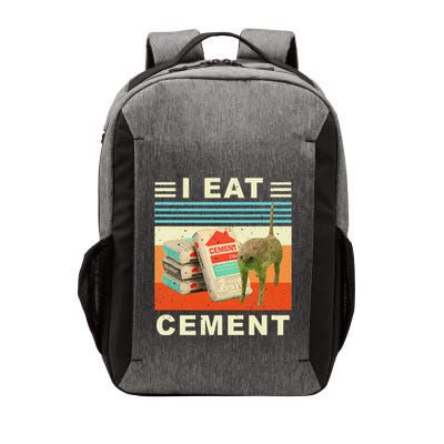 I Eat Cement Cursed Cat Funny Oddly Specific Dank Meme Vector Backpack