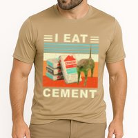 I Eat Cement Cursed Cat Funny Oddly Specific Dank Meme Performance Shirt