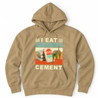 I Eat Cement Cursed Cat Funny Oddly Specific Dank Meme Hoodie