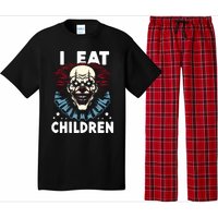 I Eat Children Scary Halloween Adult Humor Evil Clown Pajama Set