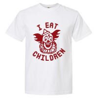 I Eat Children Funny Evil Creepy Clown Halloween Garment-Dyed Heavyweight T-Shirt