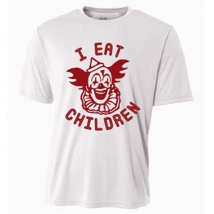 I Eat Children Funny Evil Creepy Clown Halloween Cooling Performance Crew T-Shirt