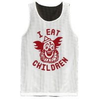 I Eat Children Funny Evil Creepy Clown Halloween Mesh Reversible Basketball Jersey Tank