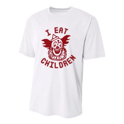 I Eat Children Funny Evil Creepy Clown Halloween Youth Performance Sprint T-Shirt