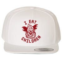 I Eat Children Funny Evil Creepy Clown Halloween Wool Snapback Cap