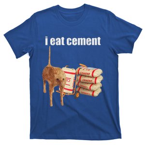 I Eat Cement Cursed Cat T-Shirt