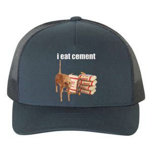 I Eat Cement Cursed Cat Yupoong Adult 5-Panel Trucker Hat