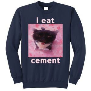 I Eat Cement Cat Sweatshirt