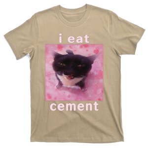 I Eat Cement Cat T-Shirt