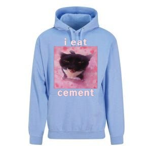 I Eat Cement Cat Unisex Surf Hoodie