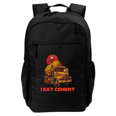 I Eat Cement Japanese Vintage Weird Funny Purr Samurai Meme Backpack