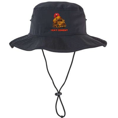 I Eat Cement Japanese Vintage Weird Funny Purr Samurai Meme Bucket Hat
