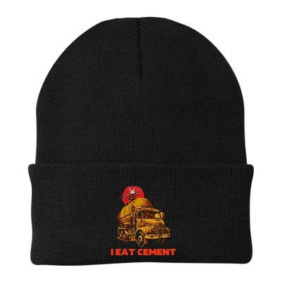 I Eat Cement Japanese Vintage Weird Funny Purr Samurai Meme Beanie