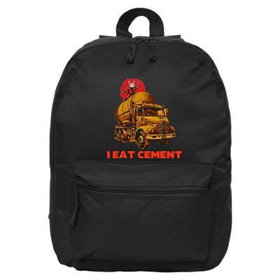 I Eat Cement Japanese Vintage Weird Funny Purr Samurai Meme 16 in Basic Backpack