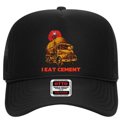 I Eat Cement Japanese Vintage Weird Funny Purr Samurai Meme Trucker Hat