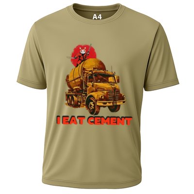 I Eat Cement Japanese Vintage Weird Funny Purr Samurai Meme Performance Shirt