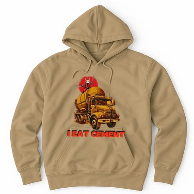 I Eat Cement Japanese Vintage Weird Funny Purr Samurai Meme Hoodie