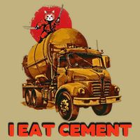 I Eat Cement Japanese Vintage Weird Funny Purr Samurai Meme Button