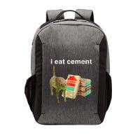 I Eat Cement Cursed Cat Funny Oddly Specificc Vector Backpack