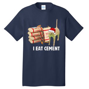 I Eat Cement Funny Meme Cat Lovers Tall T-Shirt