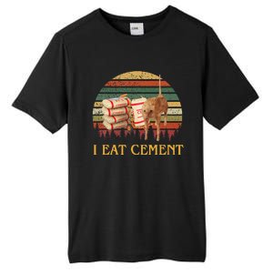 I Eat Cement Cursed Cat Funny Oddly Specific Meme Tall Fusion ChromaSoft Performance T-Shirt