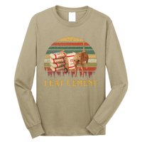 I Eat Cement Cursed Cat Funny Oddly Specific Meme Long Sleeve Shirt