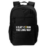 I Eat Corn The Long Way Funny Inappropriate Embarrassing Backpack