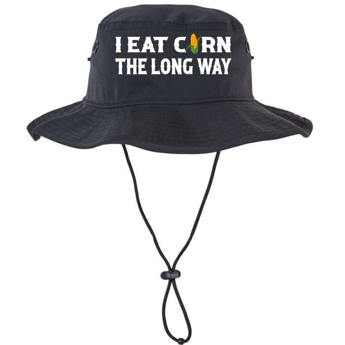I Eat Corn The Long Way Funny Inappropriate Embarrassing Bucket Hat