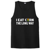 I Eat Corn The Long Way Funny Inappropriate Embarrassing PosiCharge Competitor Tank