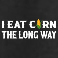 I Eat Corn The Long Way Funny Inappropriate Embarrassing Microfiber Hand Towel