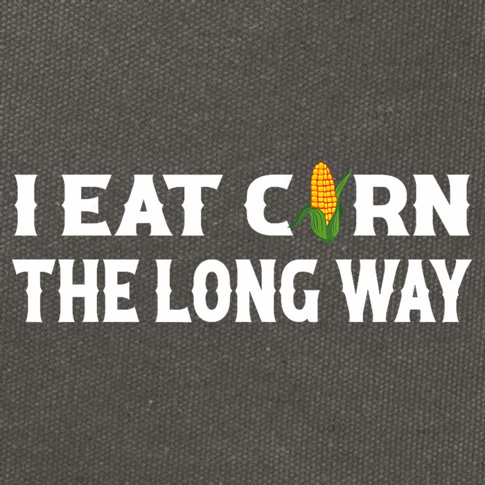 I Eat Corn The Long Way Funny Inappropriate Embarrassing Cotton Canvas Backpack