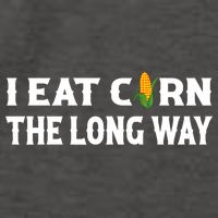 I Eat Corn The Long Way Funny Inappropriate Embarrassing Vector Backpack